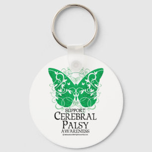 Cerebral Palsy Butterfly Nyckelring