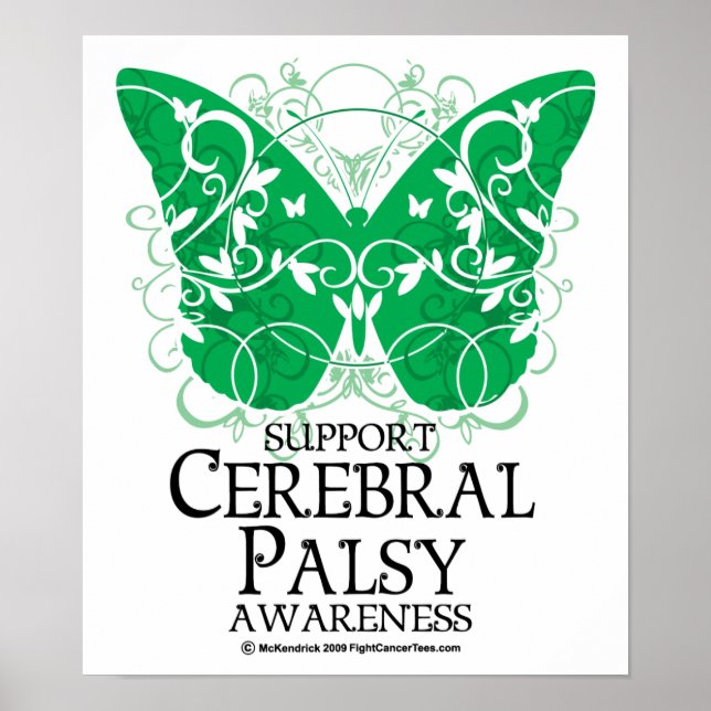 Cerebral Palsy Butterfly Poster (Framsidan)