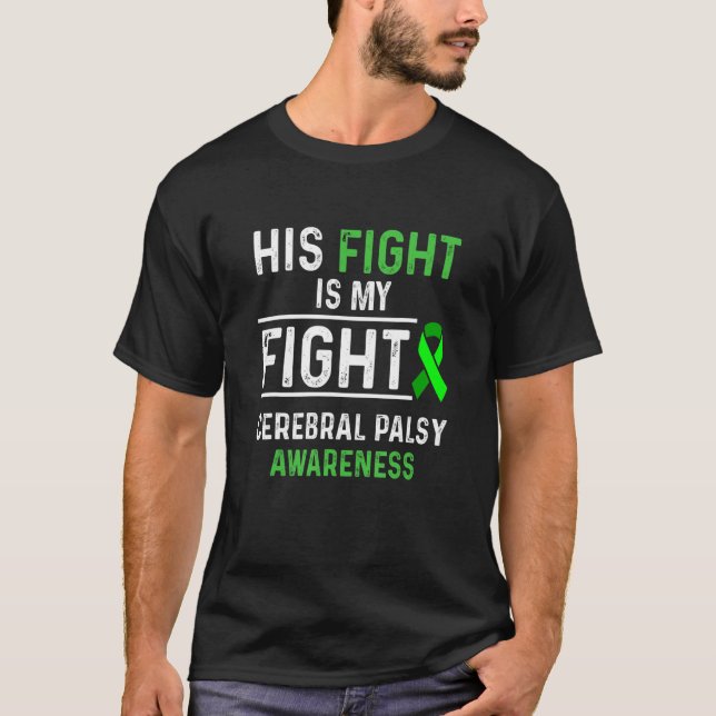 Cerebral Palsy CP Awareness Hans Warrior Survivor  T Shirt (Framsida)