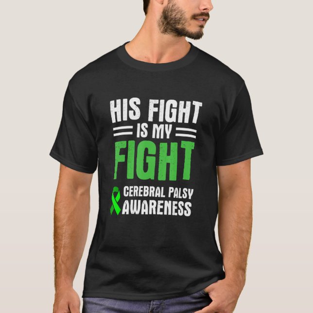 Cerebral Palsy CP Awareness Hans Warrior Survivor  T Shirt (Framsida)