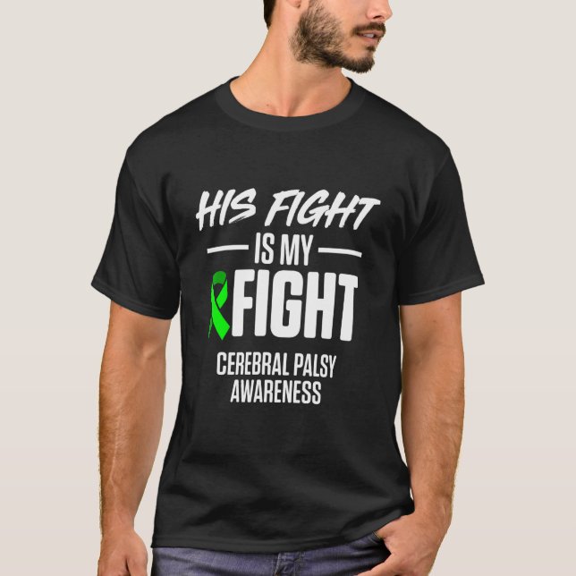 Cerebral Palsy CP Awareness Hans Warrior Survivor  T Shirt (Framsida)