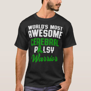 Cerebral Palsy CP Awareness - Overcome Warrior Sur T Shirt