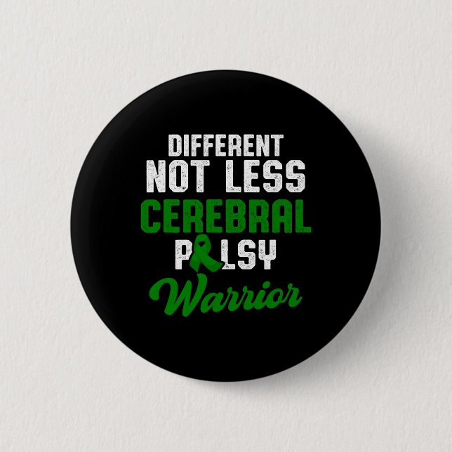 Cerebral Palsy Cp Awareness Proud Warrior Survivor Knapp (Framsida)