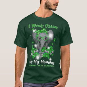 Cerebral Palsy Elephant I Bära Grönt CP Mamma T Shirt