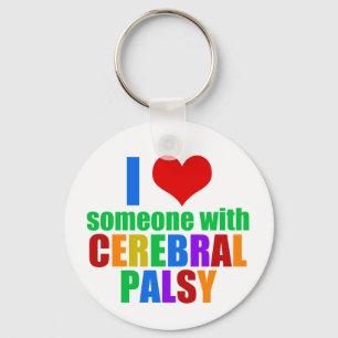 Cerebral Palsy Kärlek Nyckelring