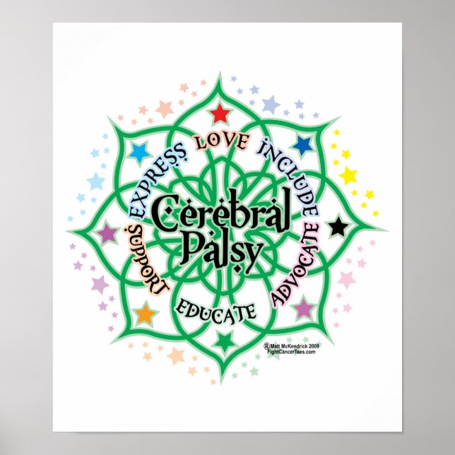 Cerebral Palsy Lotus Poster (Framsidan)
