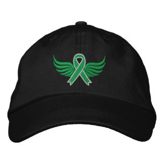 Cerebral Palsy Ribbon Vingar Broderad Keps