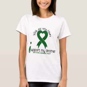 Cerebral Palsy stöttar jag min broder Tee Shirt