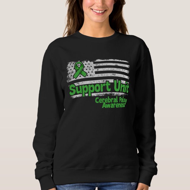 Cerebral Palsy Support Unit Flag Cerebral Palsy Aw T Shirt (Framsida)