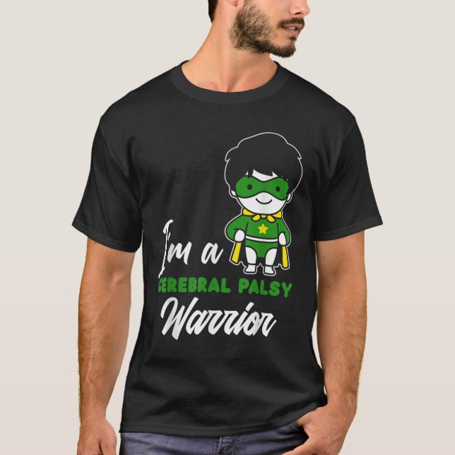 Cerebral Palsy Warrior Cp Hero Cerebral Palsy Awar T Shirt (Framsida)