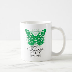 Cerebral Palsyfjäril Kaffemugg