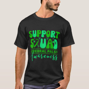 Cerebral pares CP medvetenhet leende ansikte stöd T Shirt
