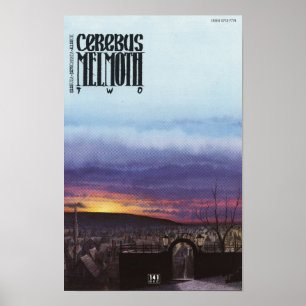 Cerebus utfärdar #141 täcker trycket poster