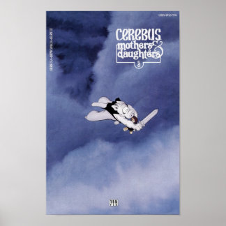 Cerebus-utleverans nr 155-täckningsutskrift poster