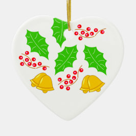 Ceremonia de Cerezo de Navidad Adorno Ceramic Orna Julgransprydnad Keramik