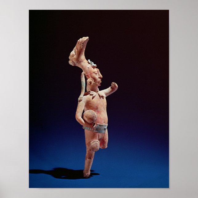 Ceremonial Ballplayer, Isle of Jaina, c.600 Poster (Framsidan)