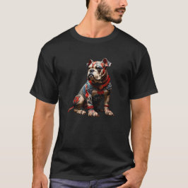 Ceremonial English Bulldog i Warrior Attire T Shirt