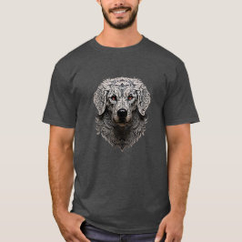 Ceremonial Kuvasz Hund i Warrior Attire T Shirt