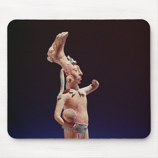 Ceremoniell basebollspelare, Isle av Jaina, c.600 Musmatta (Framsidan)