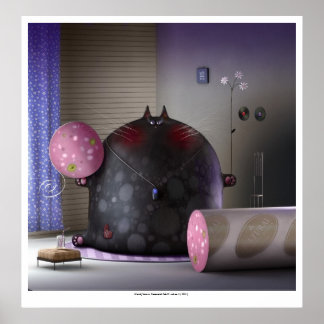 ceremoniella katter II ( katt nr 5 ) Poster