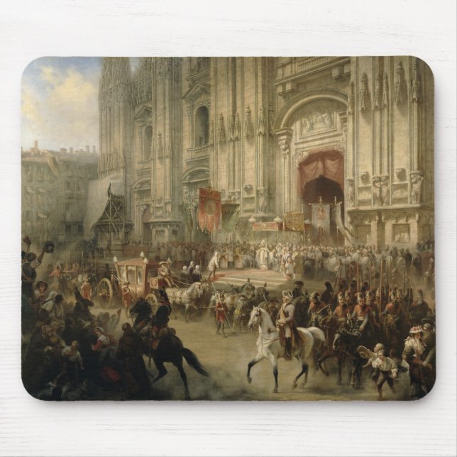 Ceremoniellt mottagande av fältmarskalken musmatta (Framsidan)