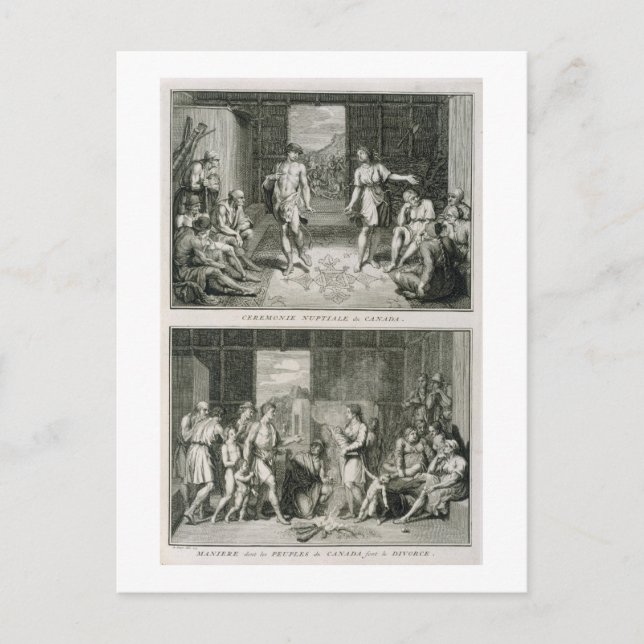 Ceremonin i Bröllop och "Divorce" i Vykort (Framsida)