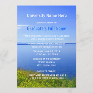 ceremonin i Grand Teton studenten (kallelse) Inbjudningar