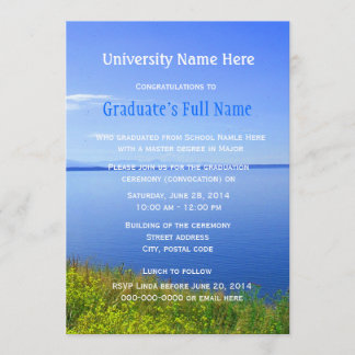 ceremonin i Grand Teton studenten (kallelse) Inbjudningar