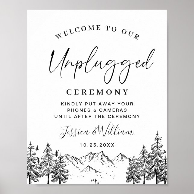Ceremonin i Hand plockade-bergen, utan anslutning  Poster (Framsidan)