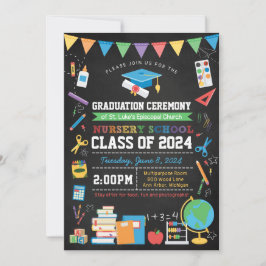 Ceremonin i Nursery School Studenten Inbjudningar