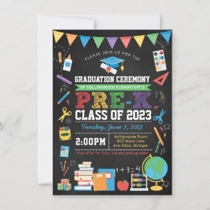 Ceremonin i Studenten före Kindergarten Inbjudningar