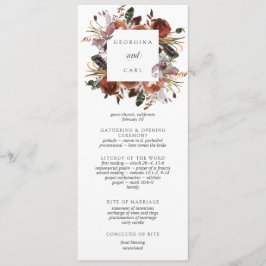 Ceremoniseringsprogrammet Butterum & Plum Bröllop Program