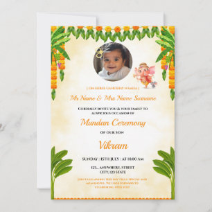 Ceremonisk inbjudan till Mundi (Hair Cshing)