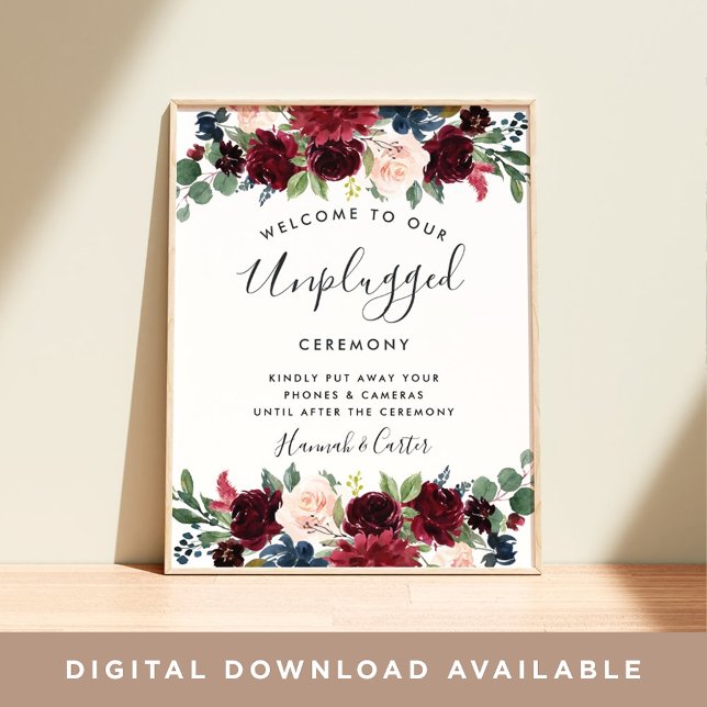 Ceremonisk signatur för opluggat Bröllop-bloom Poster (Skapare uppladdad)