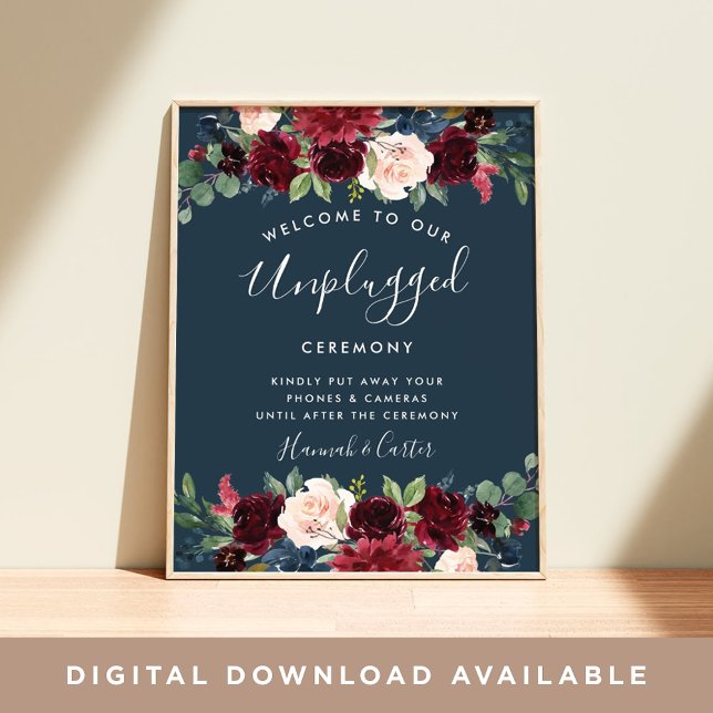 Ceremonisk signatur för opluggat Bröllop-bloom Poster (Skapare uppladdad)