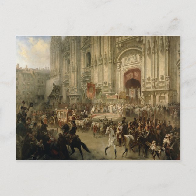 Ceremoniskt mottagande av Fält-marshal Vykort (Framsida)