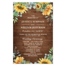 Ceremonisprogrammet Bröllop Eucalyptus