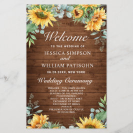 Ceremonisprogrammet Bröllop Eucalyptus