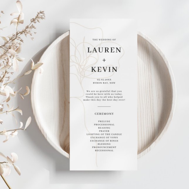 Ceremonisprogrammet Ro Bröllop (Skapare uppladdad)