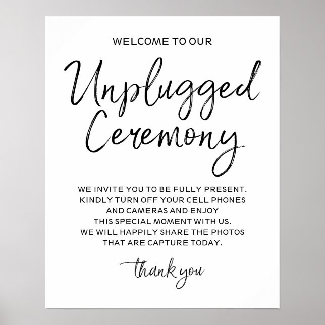 Ceremony 16 x 20-tecken utan anslutning poster (Framsidan)