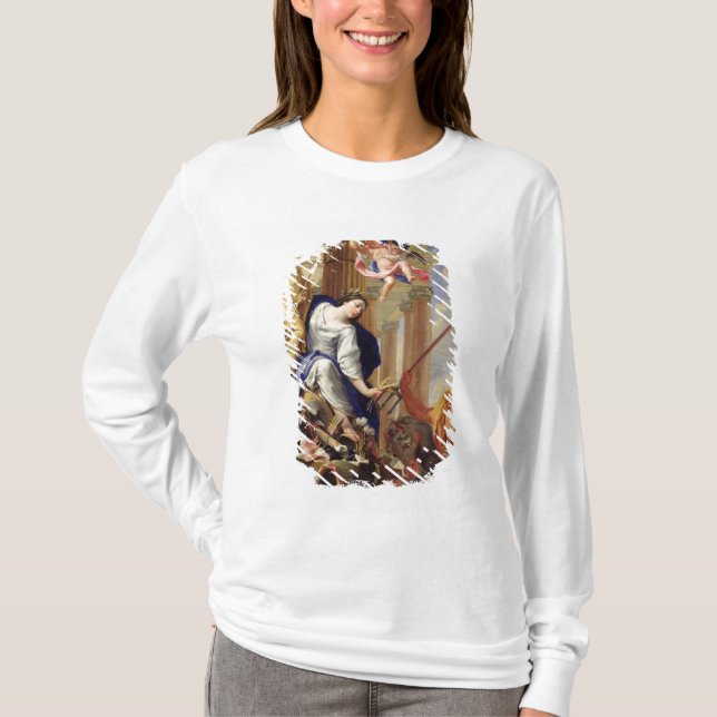 Ceres att besegra attributen av krig t-shirt (Framsida)