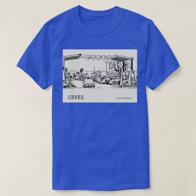 Ceres California TShirt 1 T Shirt (Design framsida)