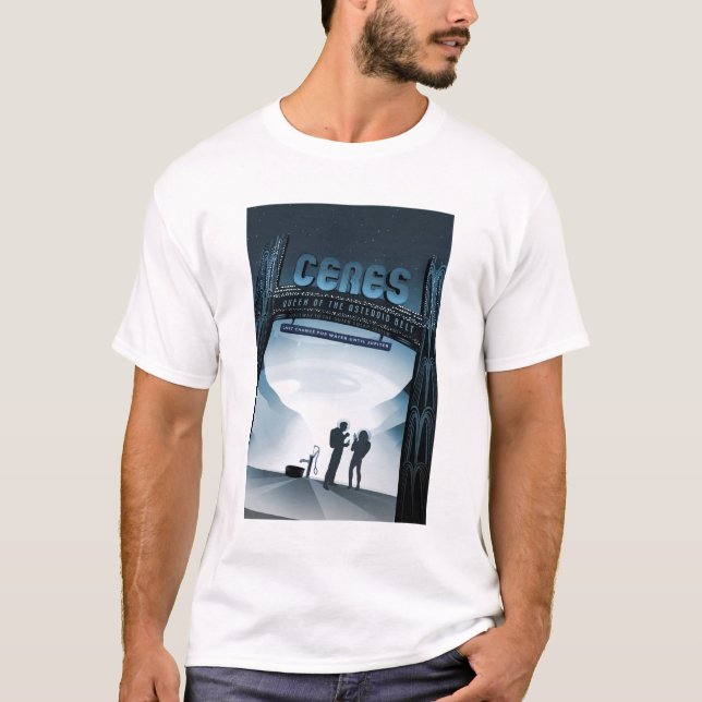 Ceres - NASA Visions of the Future T-Shirt (Framsida)