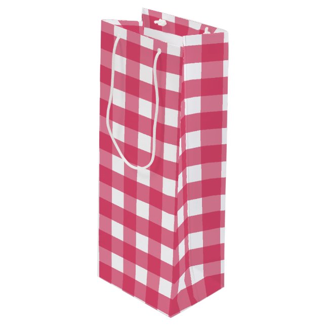 Cerise gingham (Framsidan Vinklad)
