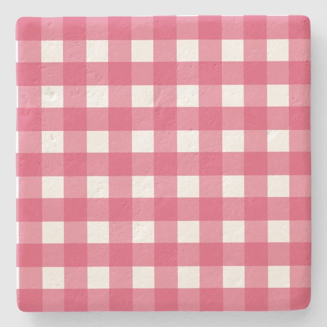 Cerise gingham stenunderlägg (Framsidan)