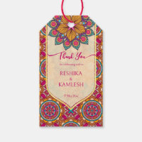 Cerise mandala rangoli bröllop personlig namn
