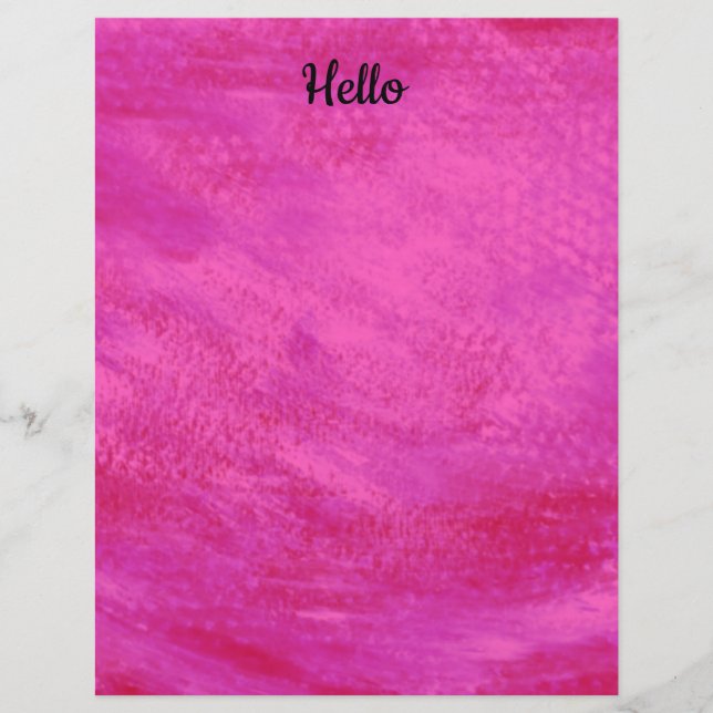 Cerise Rosa Målningsmönster (Framsida)