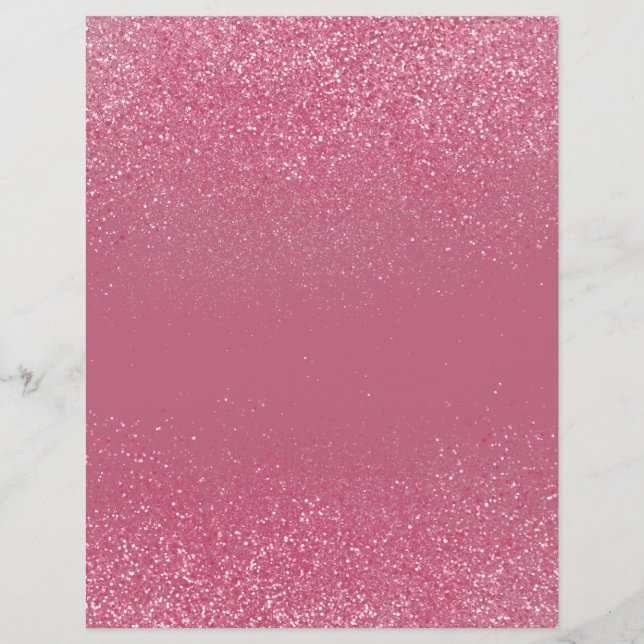 Cerise Shimmer Glitter Dust Scrapbook Papper (Framsida)