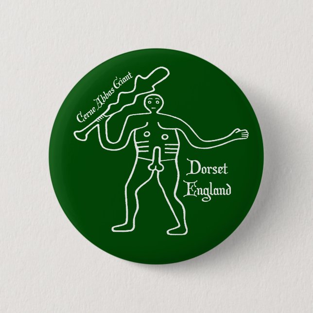 Cerne Abbas Giant Badge Knapp (Framsida)