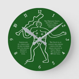 Cerne Abbas Giant Rund Klocka